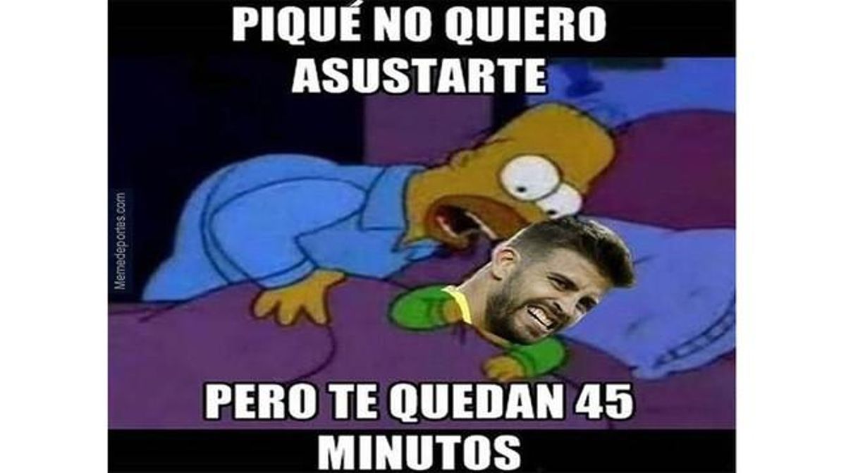 Piqué, protagonista dels mems després de la derrota a la Supercopa dEspanya