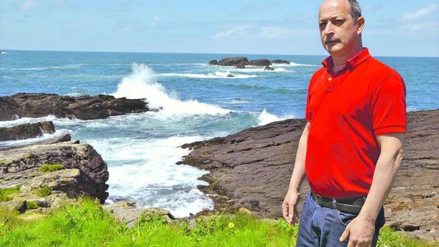 Benjamín Rodríguez Menéndez, en un rincón de Verdicio.