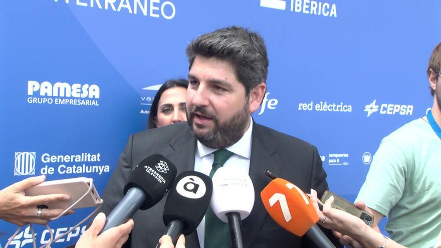López Miras, presidente de la Región de Murcia: &quot;No nos fiamos de Pedro Sánchez, es un trilero, pero si confiamos en la Unión Europea&quot;