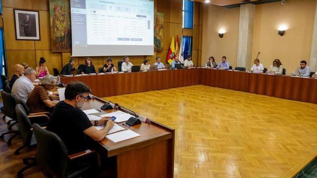Los concejales de Vilagarcía, en un pleno municipal. | IÑAKI ABELLA