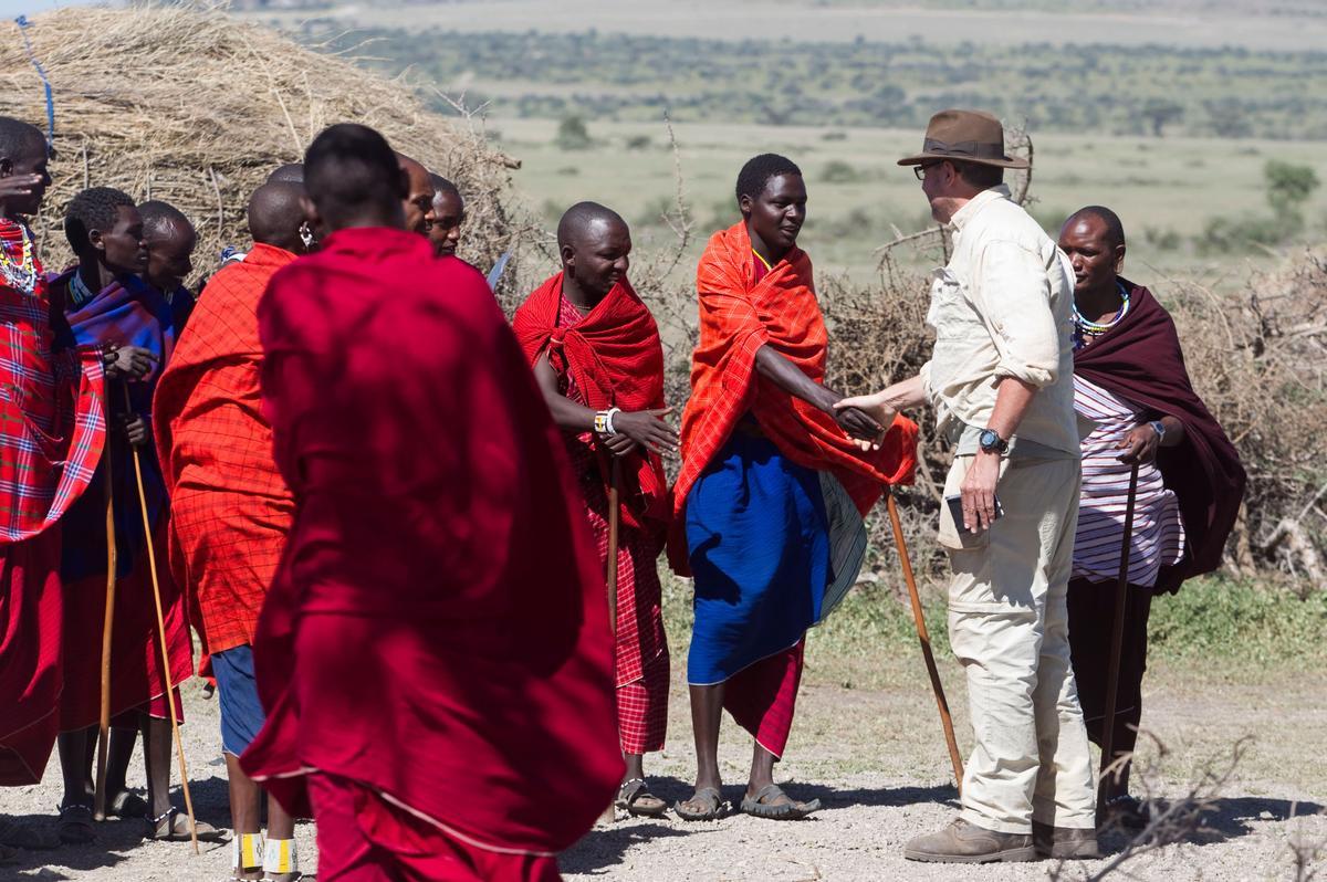 Jordi Serrallonga, en África.