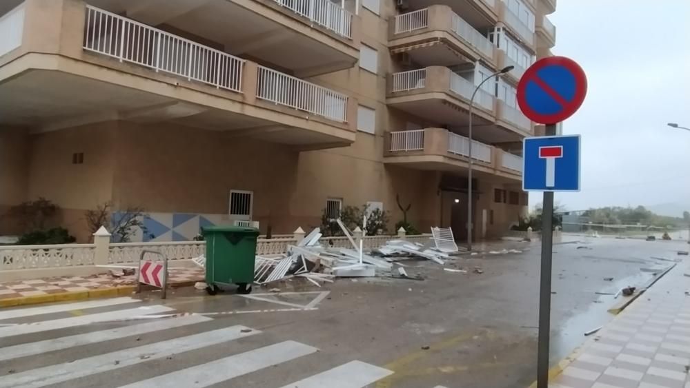 Efectos del temporal en la Safor