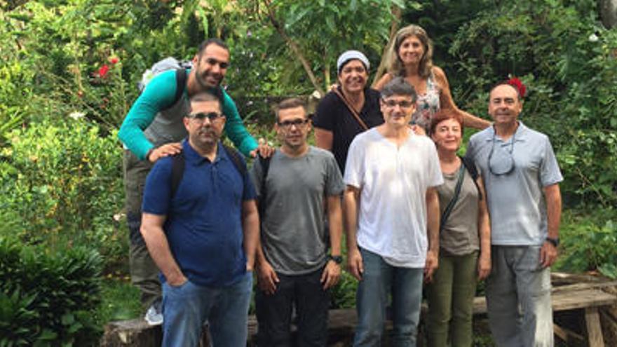 Los voluntarios de Caixa Popular, en Nicaragua.