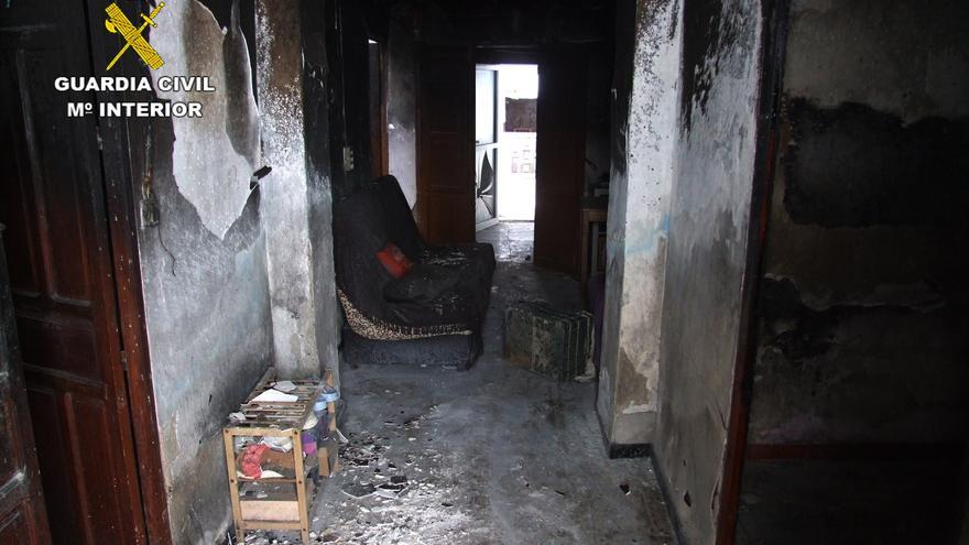 Detenidas dos menores por provocar dos incendios en una misma casa en Campos del Río