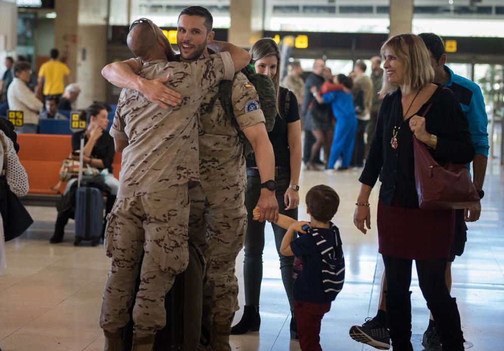 Regreso de militares en misión en Irak