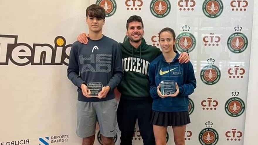 Pablo López y Candela Fajardo, campeones gallegos