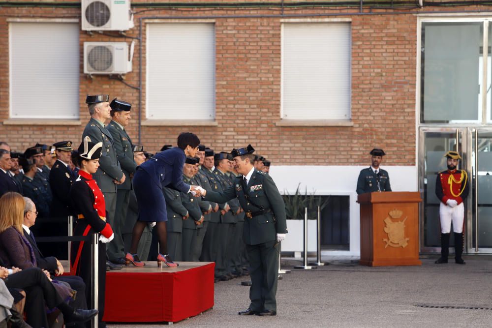 Toma de posesión del nuevo coronel jefe de la Comandancia de la Guardia Civil de Málaga