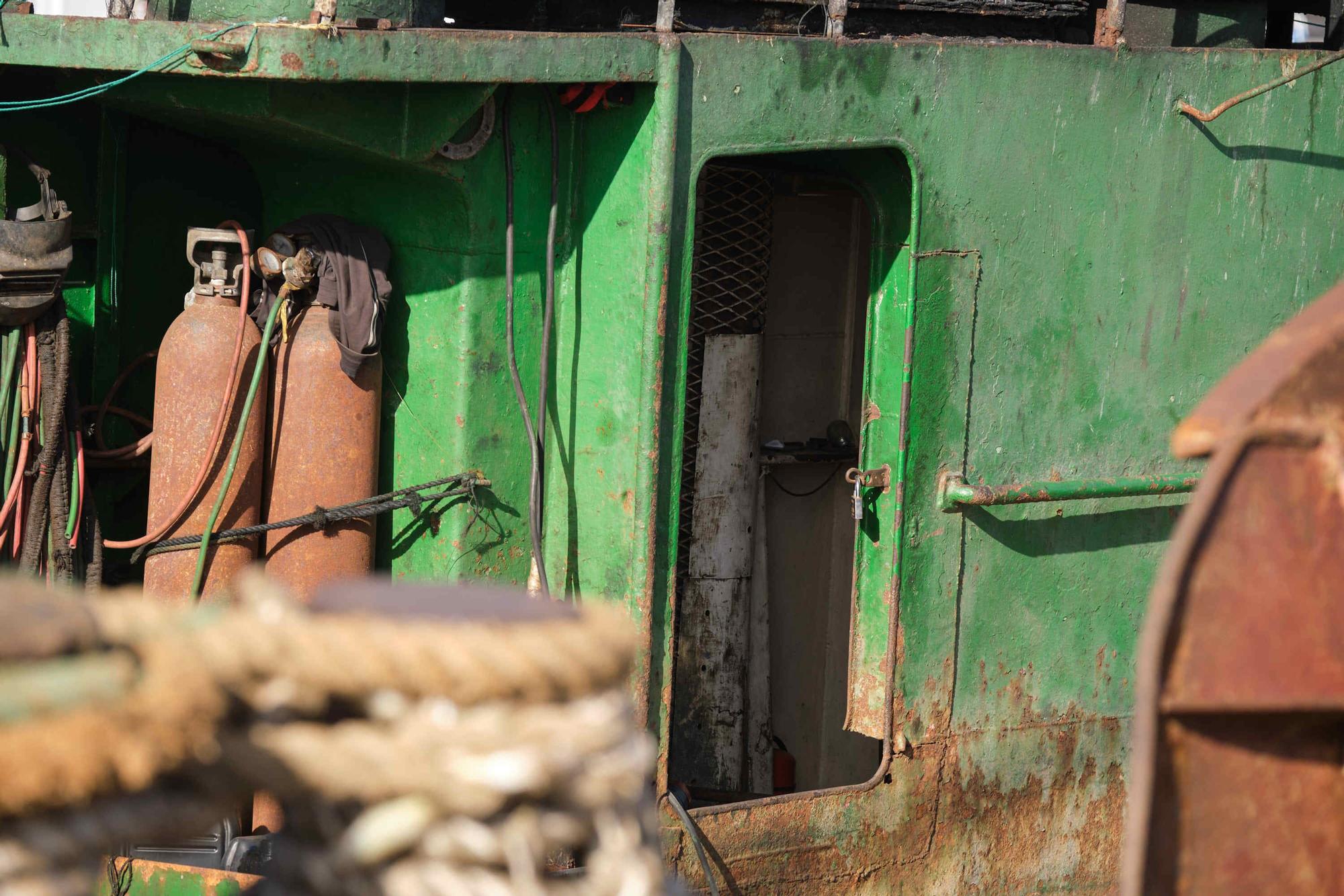 El barco 'Simione', capturado en aguas canarias con tres toneladas de cocaína