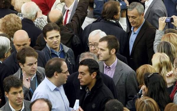 Las imágenes del mitin de la coalición PP-PAR en Zaragoza