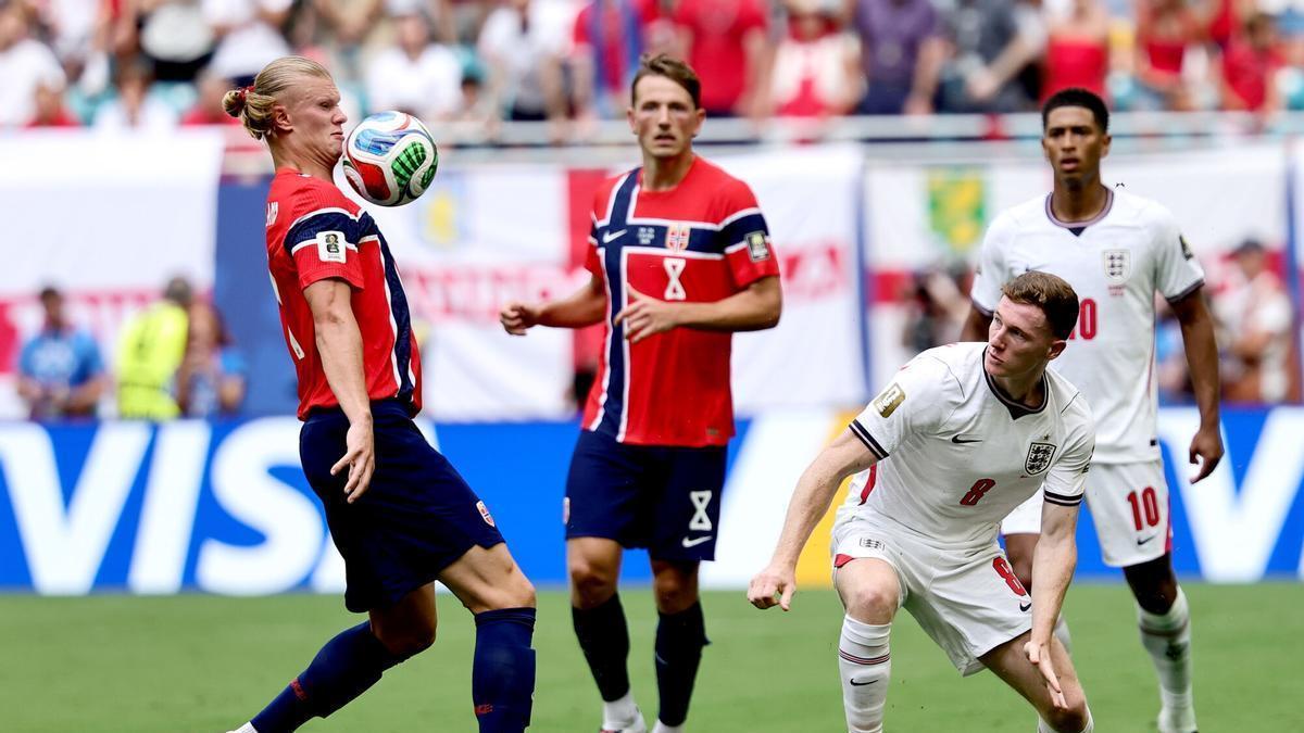 Haaland, ante Inglaterra