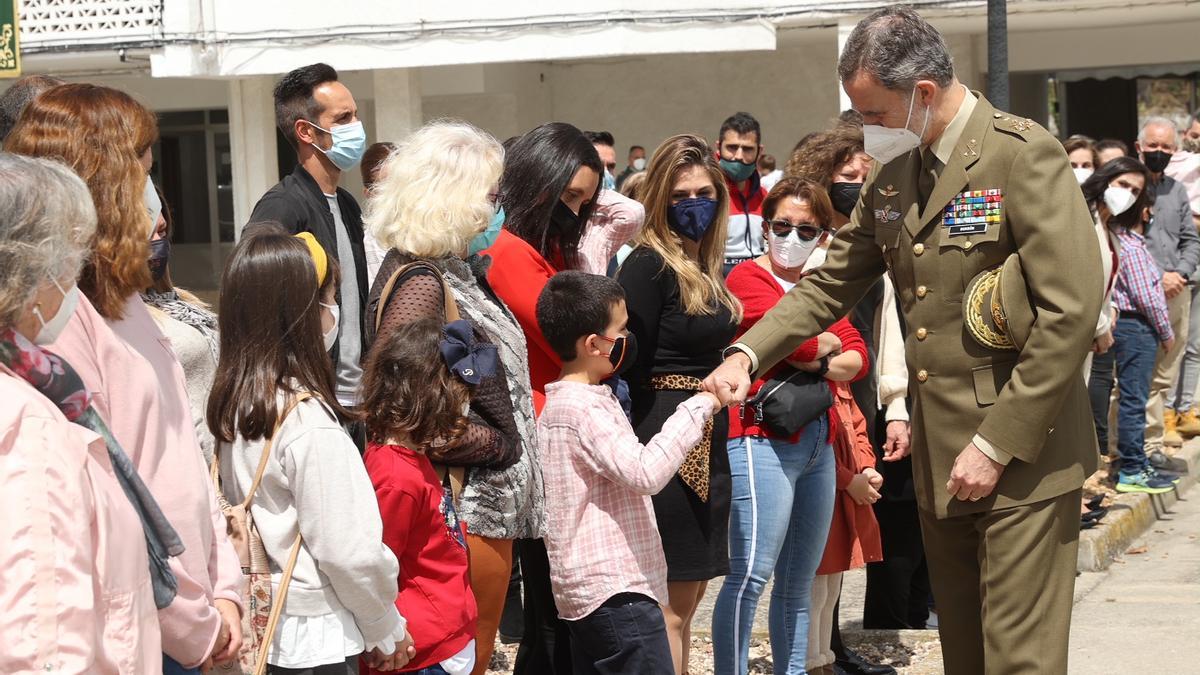 El rey Felipe VI visita Valencia de Alcántara