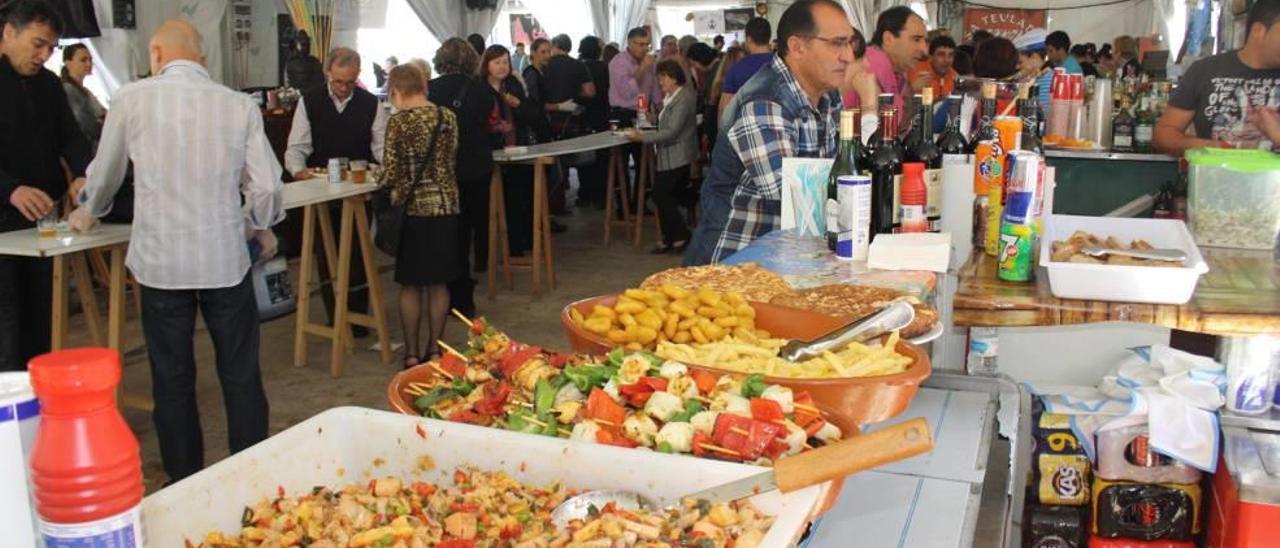 Imagen de la muestra gastronómica de la Fira de la Sípia del año pasado.