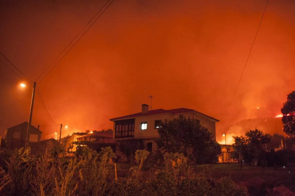 Verín, en alerta por un incendio forestal