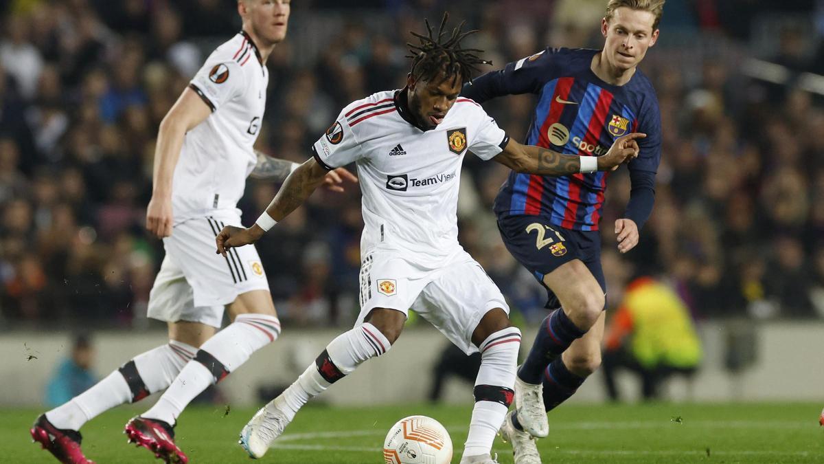 Europa League - Play-Off First Leg - FC Barcelona v Manchester United