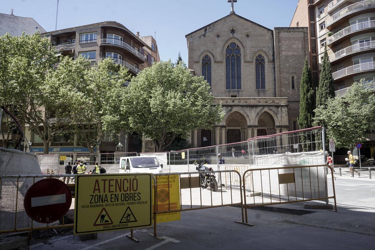 Obres del Guimerà a l'alçada de Crist Rei