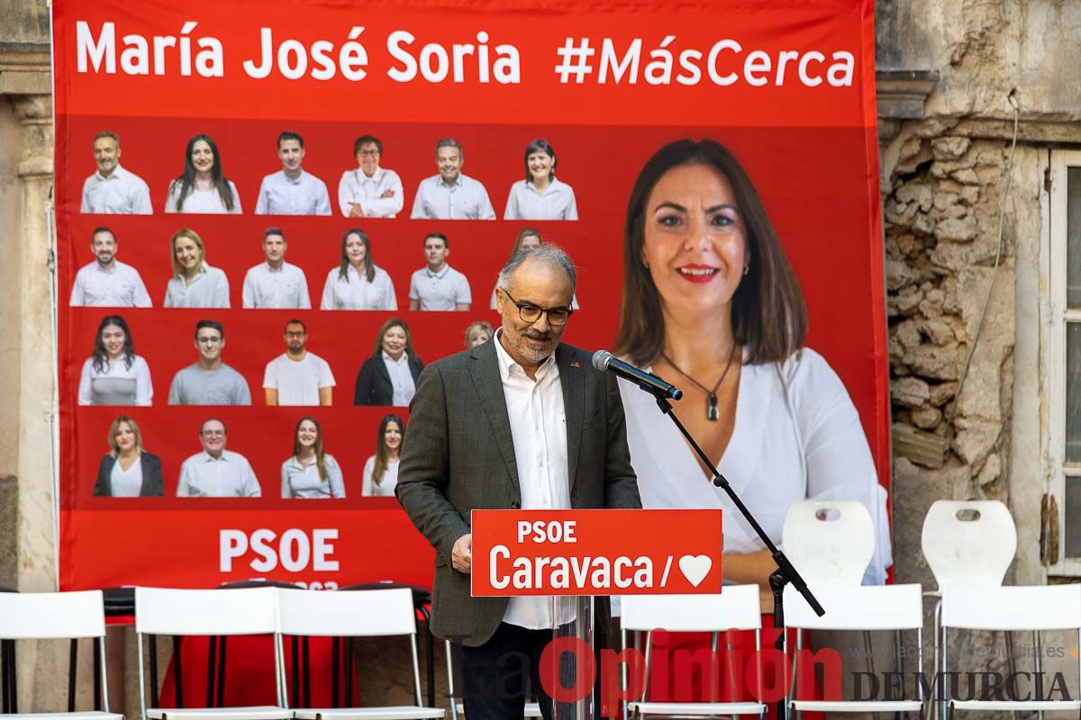 Descubre la lista del PSOE a la alcaldía de Caravaca