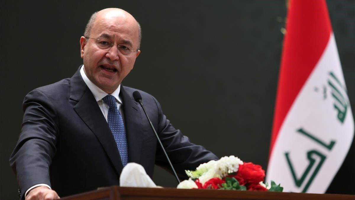presidente iraquí Barham Saleh crisis eeuu iran