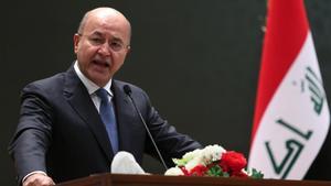 El presidente de Irak, Barham Saleh.