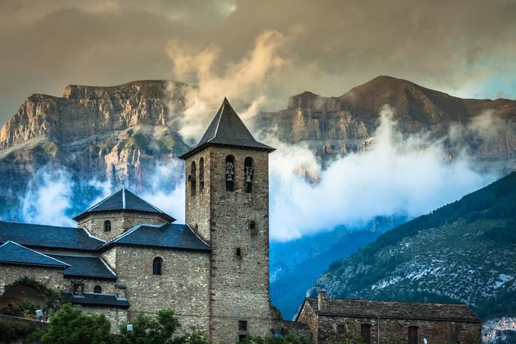 La iglesia con las mejores vistas de todos los Pirineos.