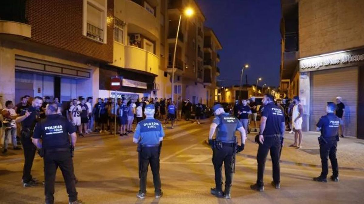 Un cordó policial a Torre Pacheco