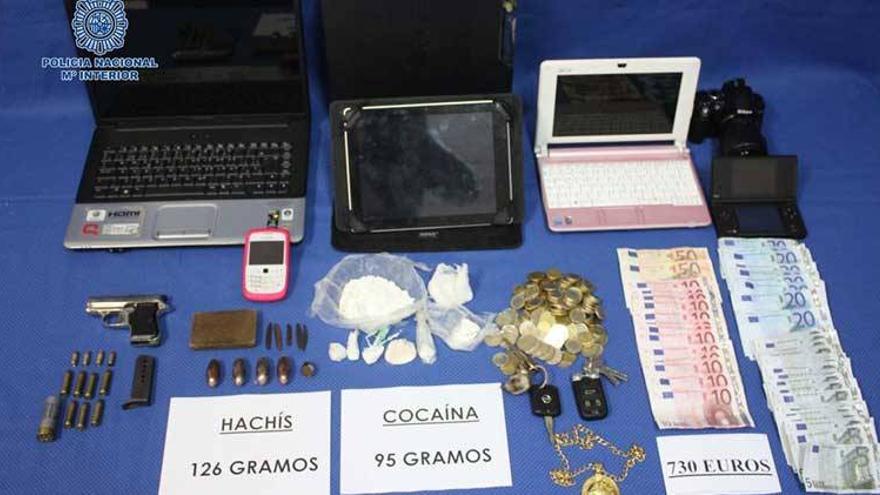 Ingresa en prisión un hombre tras ser sorprendido con 92 gramos de cocaína y 125 de hachís en Badajoz