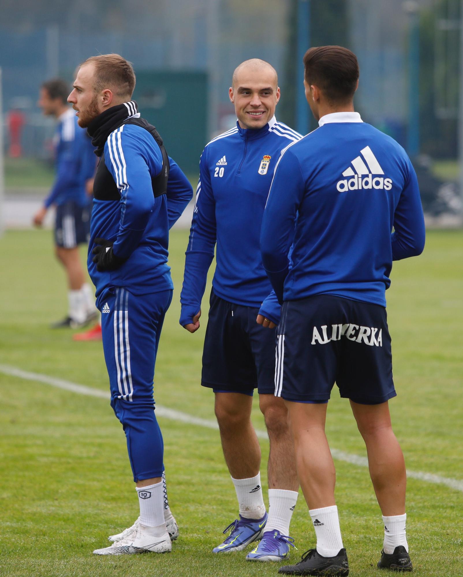 Las imágenes del entrenamiento del Oviedo