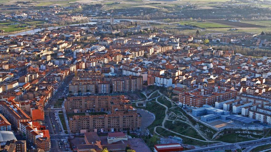 Vista aérea de Zamora.