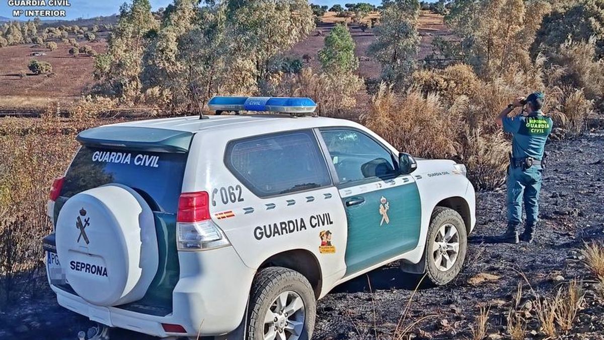 El Seprona en Hornachos.