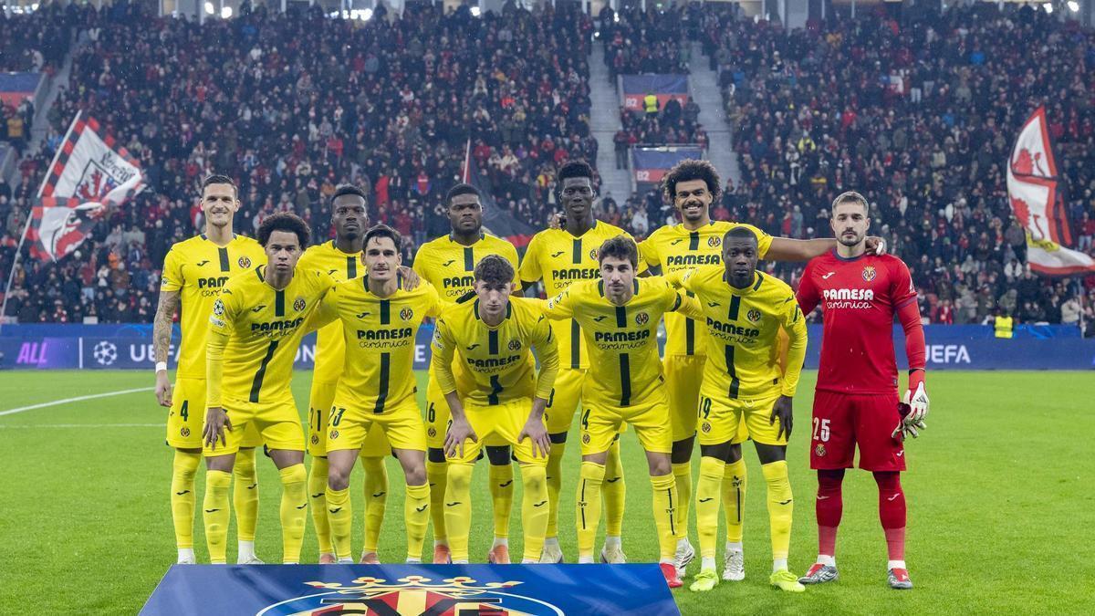 La alineación del Villarreal ante el Bayer Leverkusen
