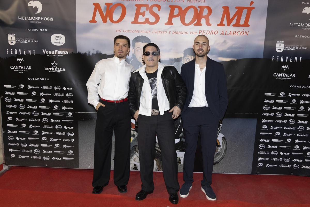 Alarcón junto a Juan Manuel Romera, protagonista del corto