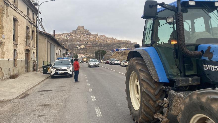 Protestas de los agricultores en la N-232