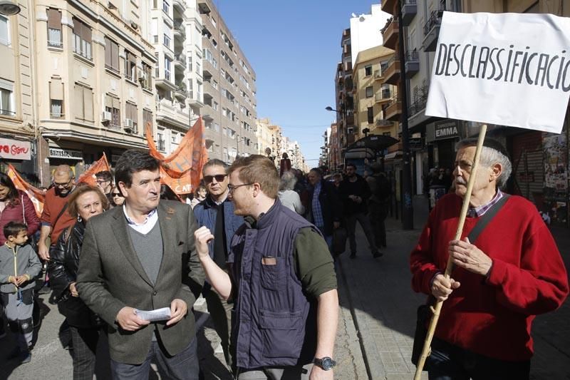 Manifestación contra el PAI de Benimaclet