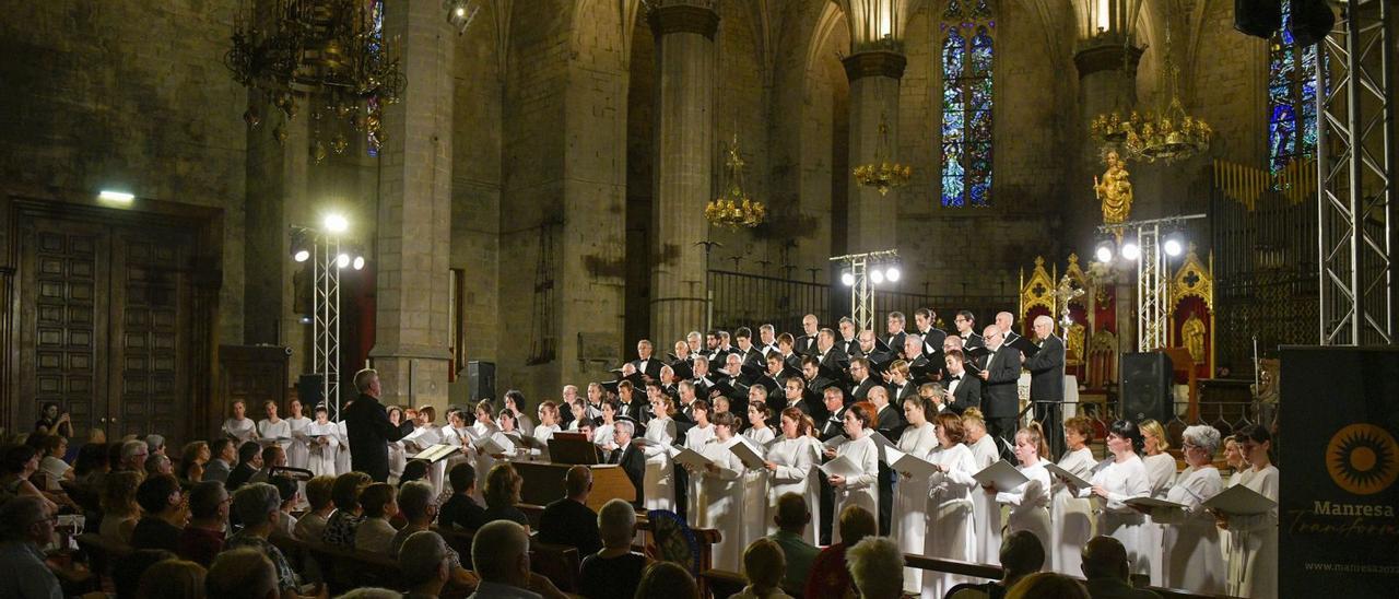 Actuació de l’Orfeó Donostiarra, divendres al vespre. Marta Pich | MARTA PICH