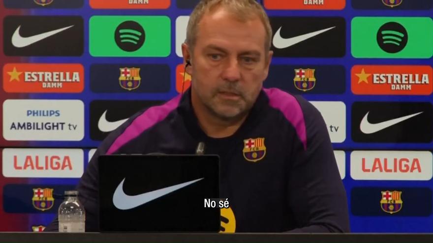 Flick: "Tengo que proteger a Lamine, no sé si estará para el clásico"