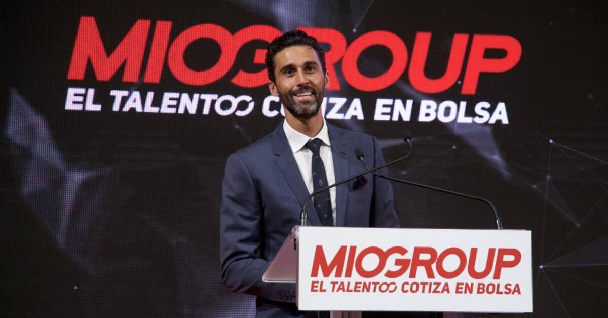 El exfutbolista Álvaro Arbeloa en la salida a Bolsa de MioGroup.