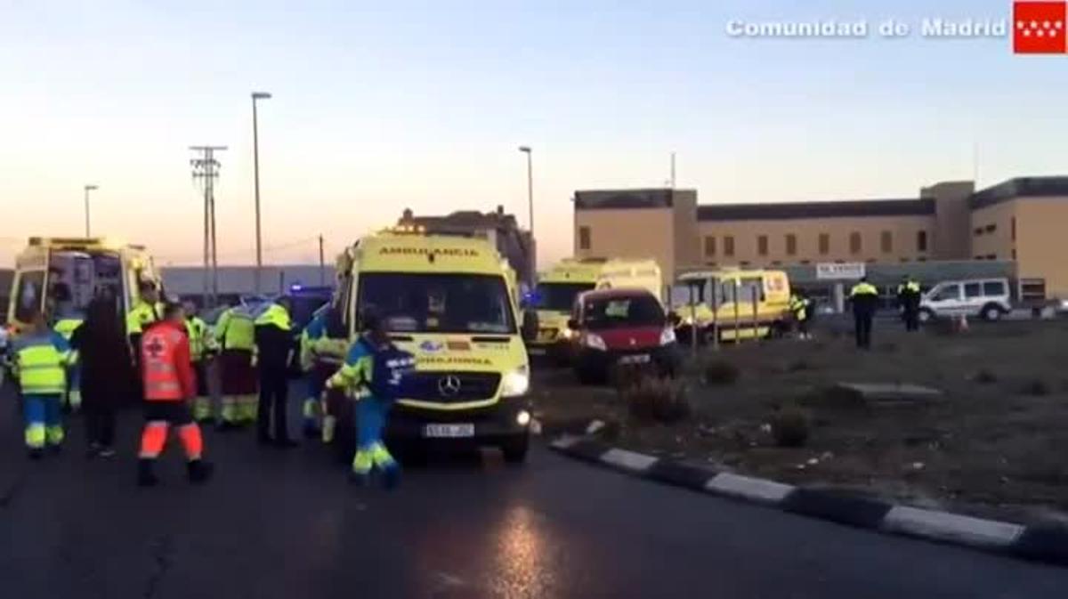 Catorze menors ferits de caràcter lleu a Fuenlabrada