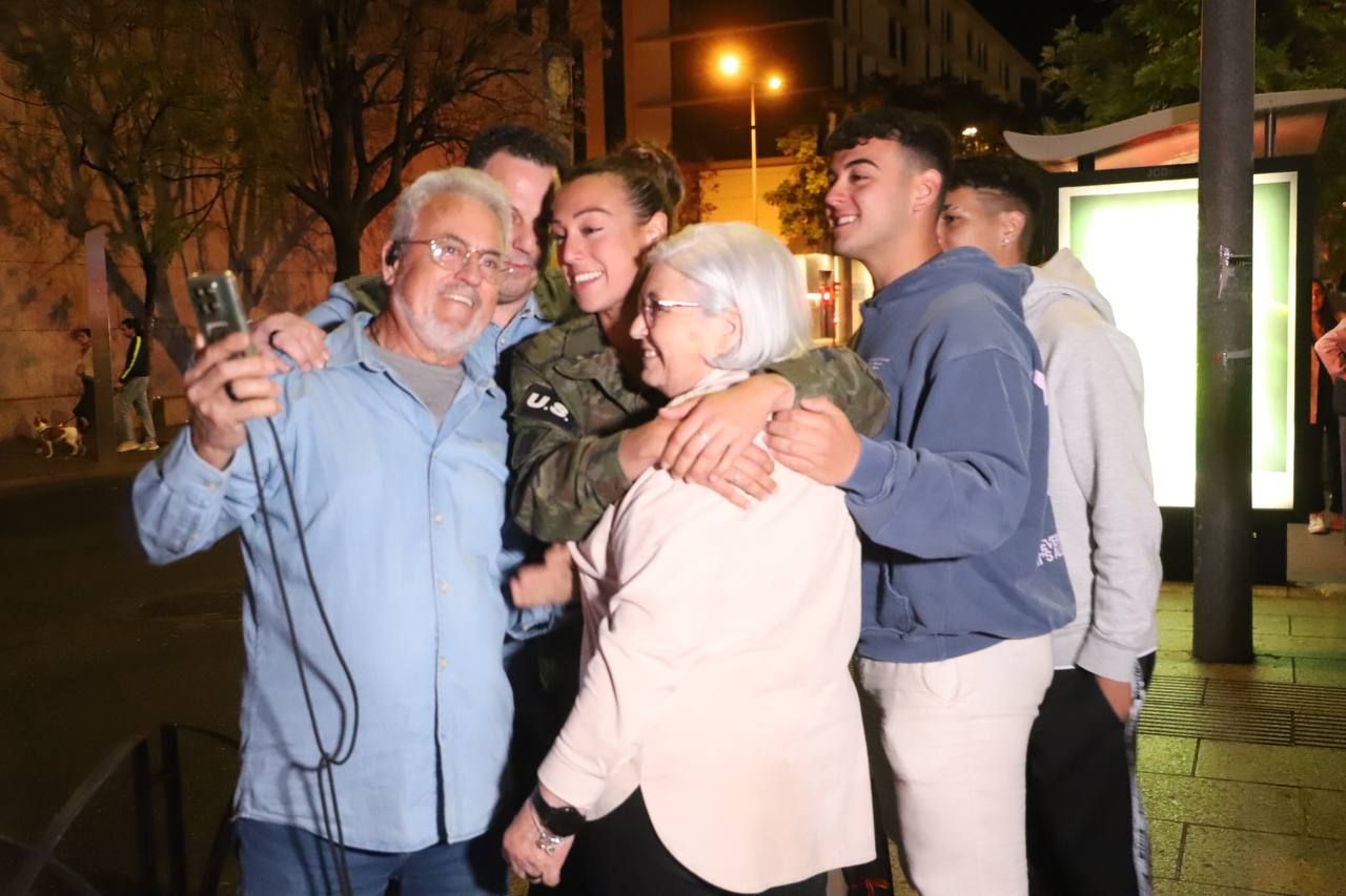 La llegada de los militares de la BRI X desde el Líbano