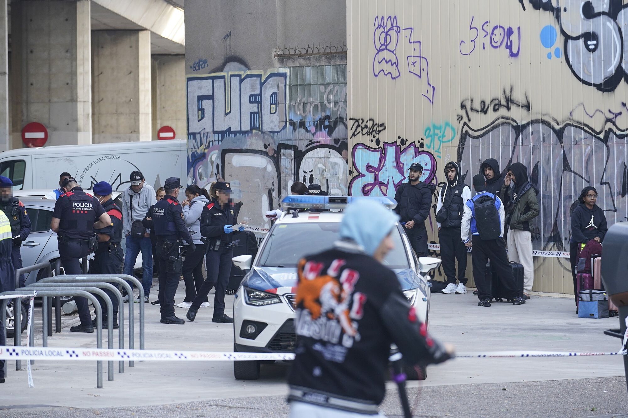 Girona carrer Tomàs Mieres desallotjament edifici ocupat