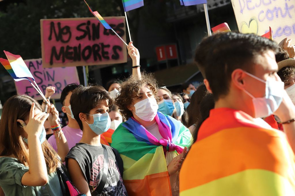 Marcha del colectivo LGTBI+ en Murcia