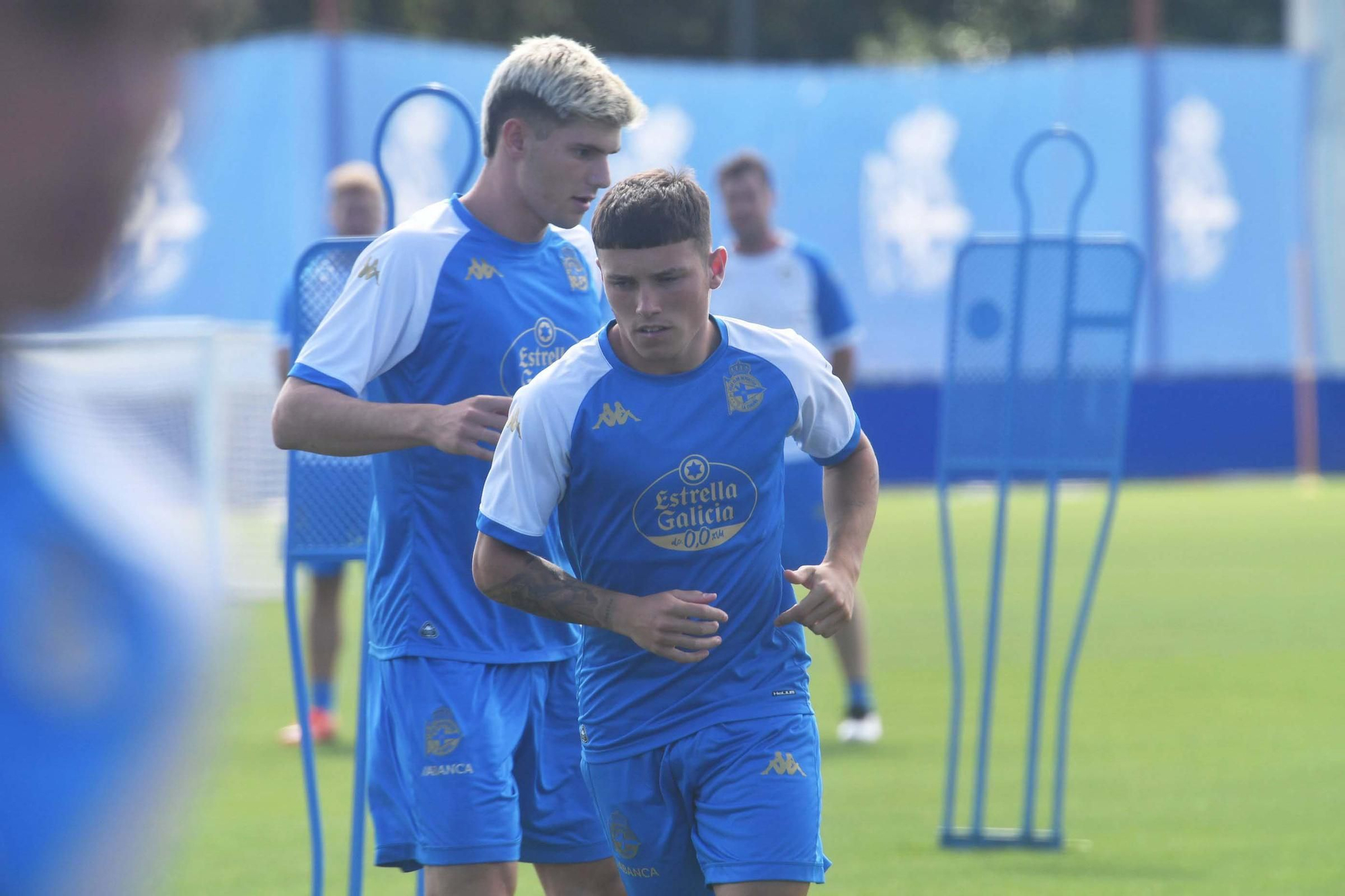 Primer entrenamiento bajo las órdenes de Antonio Hidalgo
