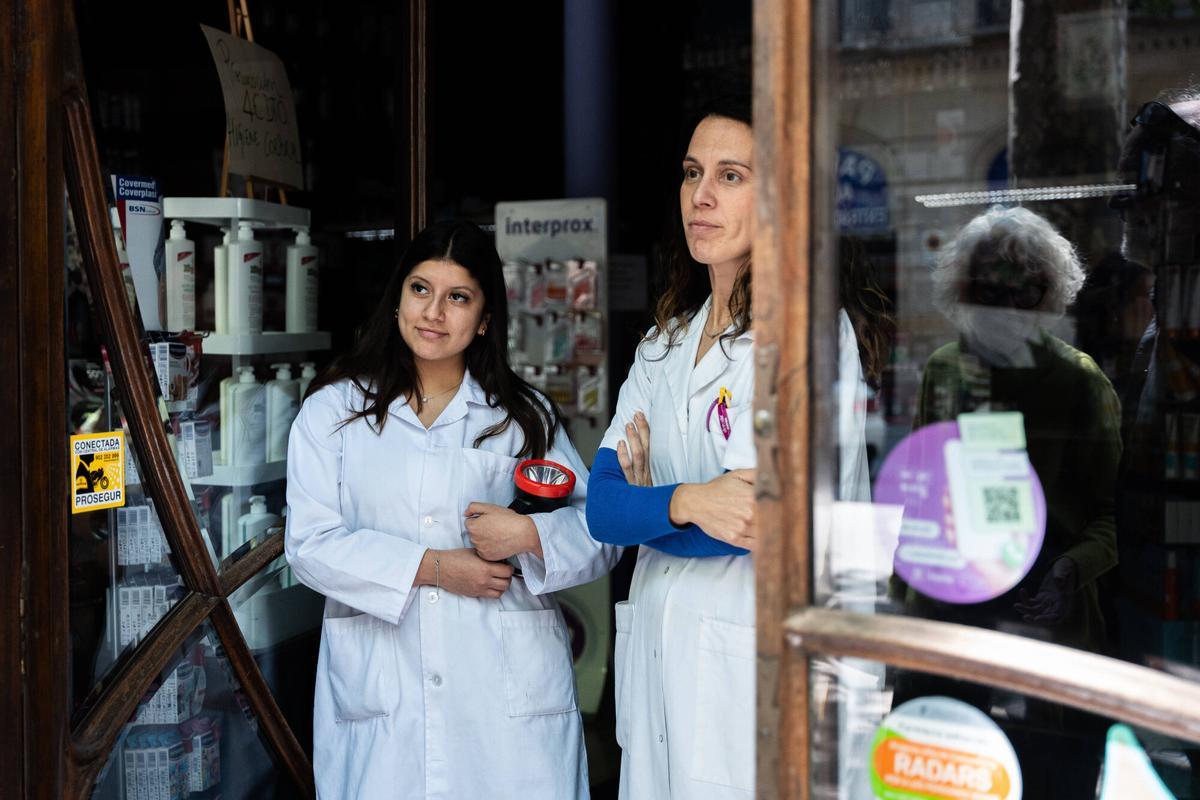 Una farmacia en el apagón