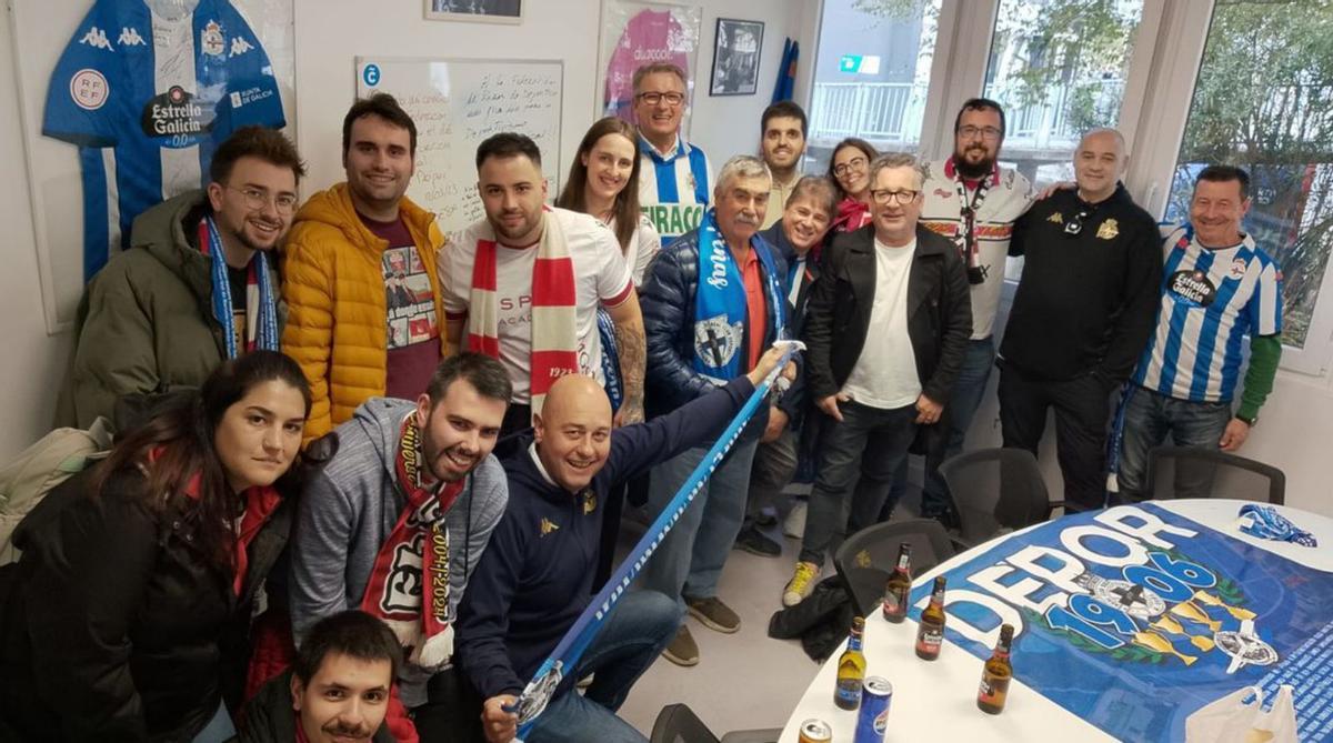 Riazor disfruta de un día inmejorable y en compañía