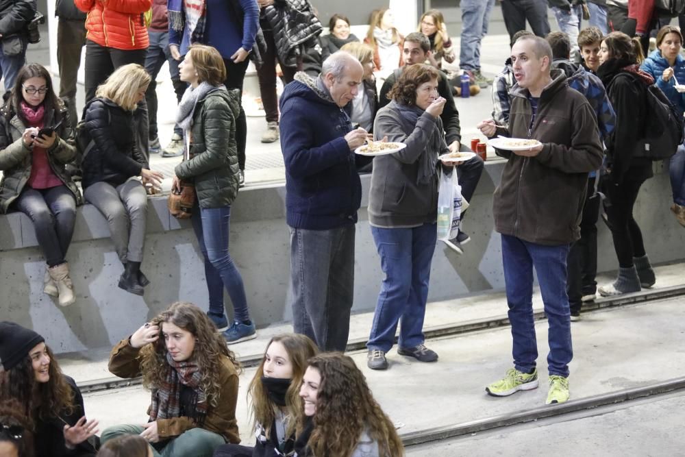 Tall de l'AVE a l'estació de Girona