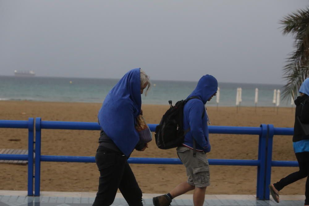 Tromba de agua en Alicante