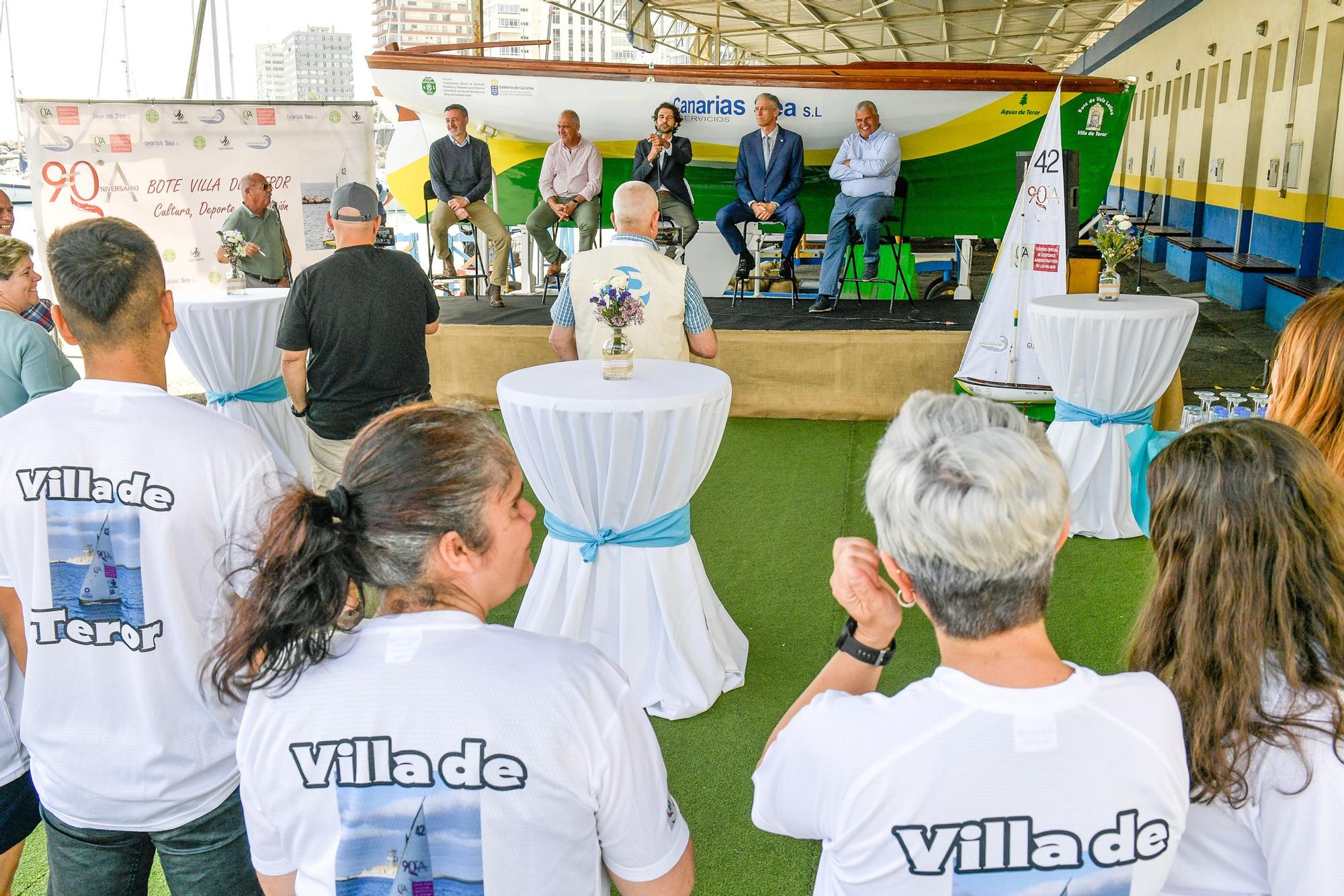 Vela latina: presentación del bote Villa de Teror