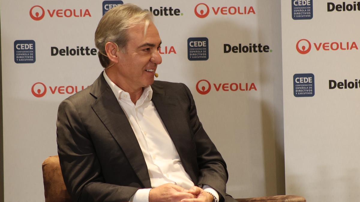 Alfonso Sesé, presidente de la empresa Sesé, en el Desayuno CEDE: celebrado este miércoles en Zaragoza.