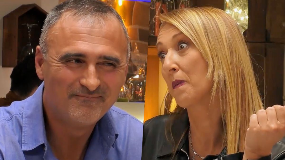 Antonio y Mara en 'First Dates'