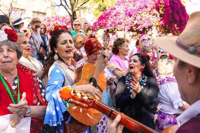 La salida de las hermandades del Rocío de Sevilla, en imágenes