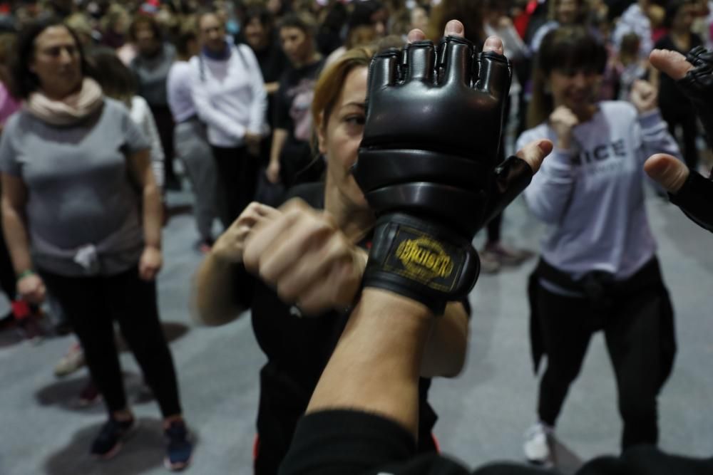 Exhibición en Gijón de krav maga