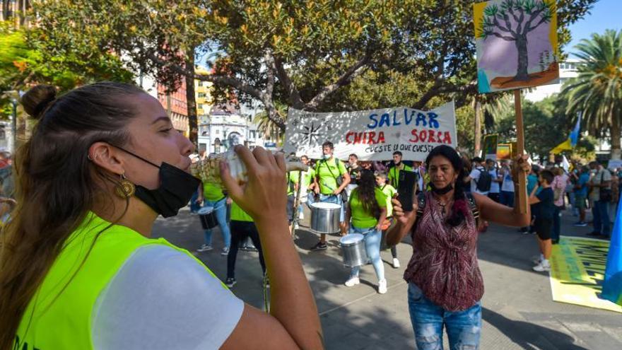 Manifestación contra Chira-Soria